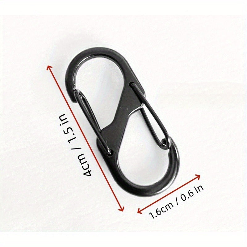 20 40pcs S Carabiner Buckle Mini Snap Hook for Fishing Camping Sports