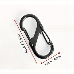 20 40pcs S Carabiner Buckle Mini Snap Hook for Fishing Camping Sports
