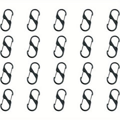 20 40pcs S Carabiner Buckle Mini Snap Hook for Fishing Camping Sports