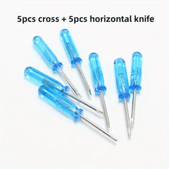 10pcs Mini Screwdriver Set Cross Repair Tool Halloween Christmas Gift