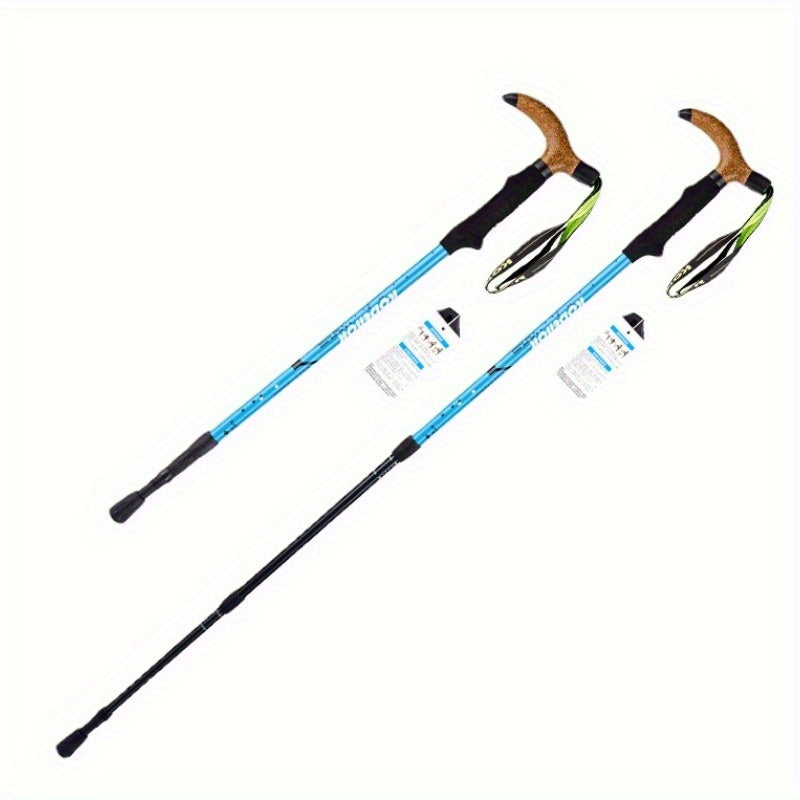 Outdoor Wolf 8 Series Aluminum Alloy T Handle Elderly Crutches