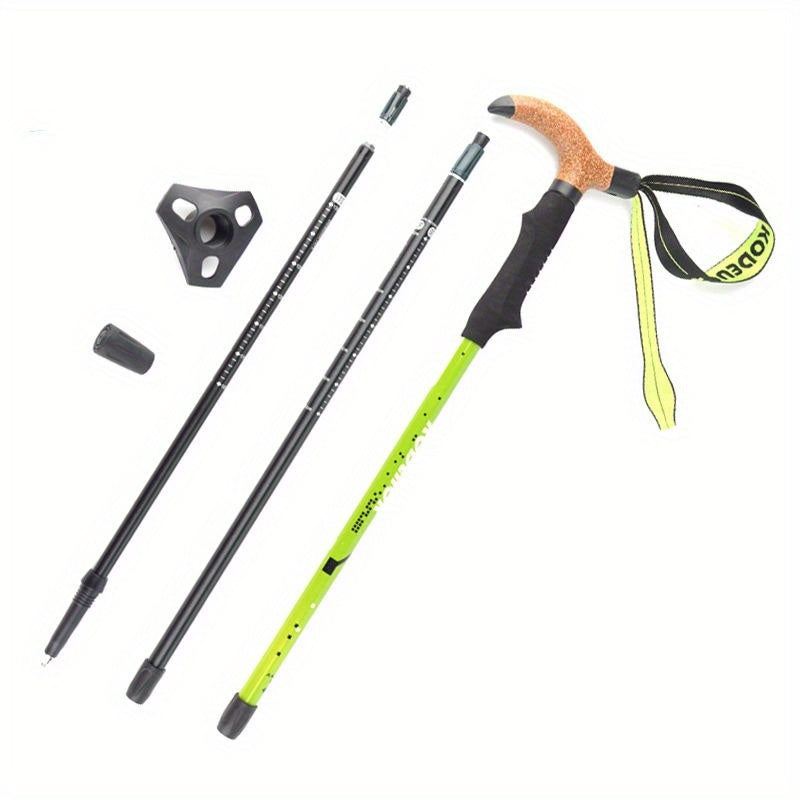 Outdoor Wolf 8 Series Aluminum Alloy T Handle Elderly Crutches