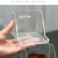 Transparent Acrylic Pen Holder Desktop Makeup Brush Lipstick Storage Box