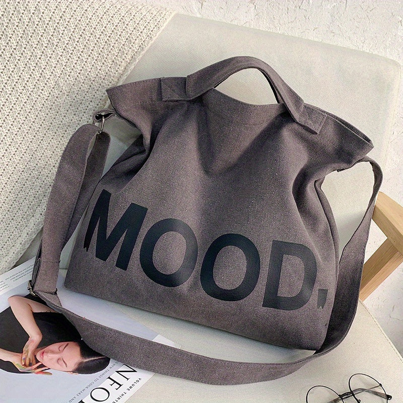 Large Capacity Women's Canvas Tote Bag for Outdoors