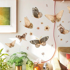 Bohemian Style Butterfly Wall Sticker For Living Room Bedroom