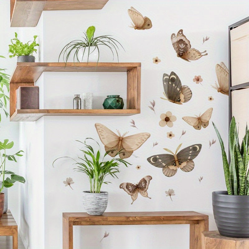 Bohemian Style Butterfly Wall Sticker For Living Room Bedroom