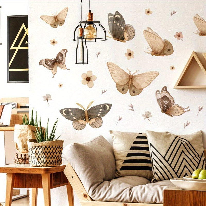 Bohemian Style Butterfly Wall Sticker For Living Room Bedroom