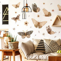 Bohemian Style Butterfly Wall Sticker For Living Room Bedroom