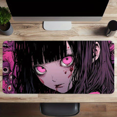 Anime Demon Character Gaming Mouse Pad Horror Comics Desk Pad