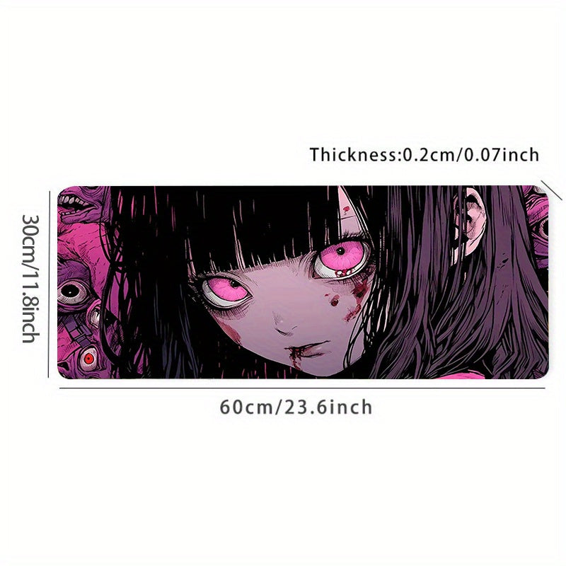 Anime Demon Character Gaming Mouse Pad Horror Comics Desk Pad