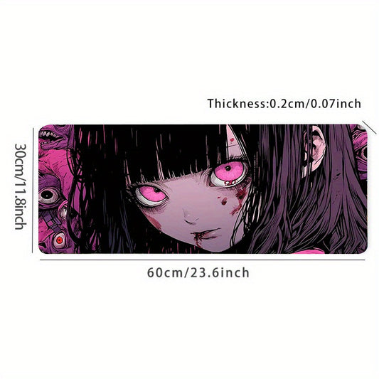 Anime Demon Character Gaming Mouse Pad Horror Comics Desk Pad