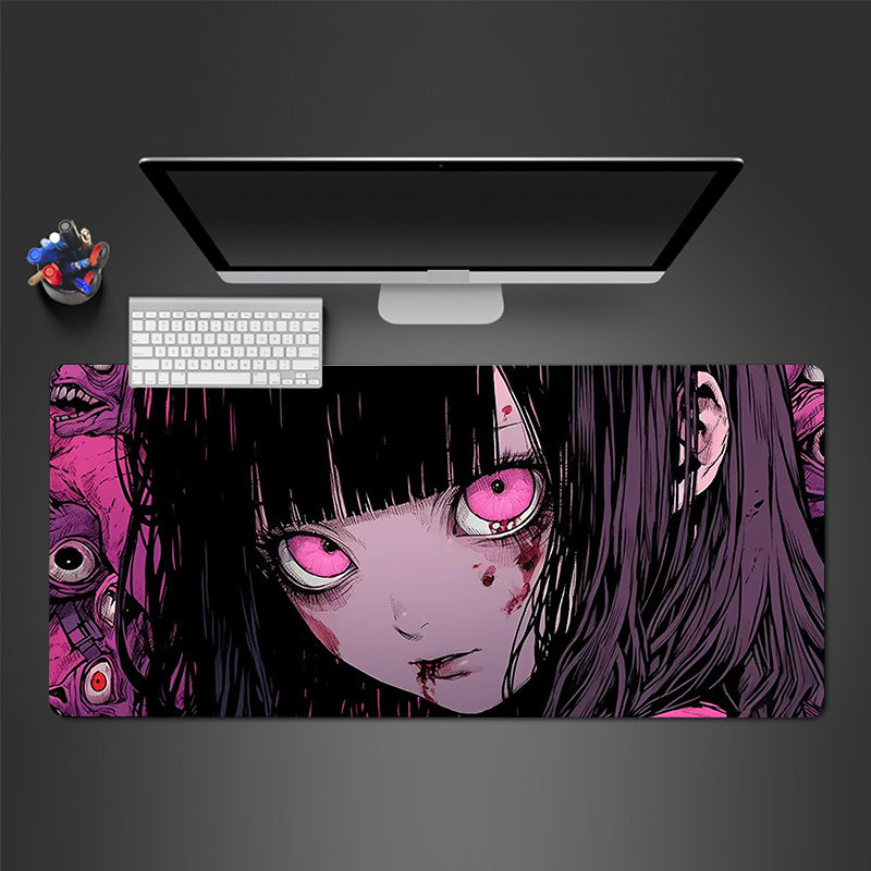 Anime Demon Character Gaming Mouse Pad Horror Comics Desk Pad