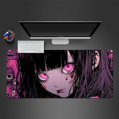 Anime Demon Character Gaming Mouse Pad Horror Comics Desk Pad