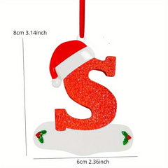 4pcs Christmas Letter Ornaments Tree Decoration Pendant