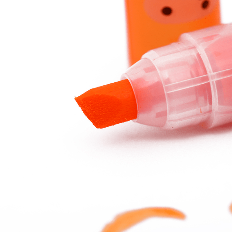 6PCS Rabbit Mini Fluorescent Highlighter Pen Marker School Supplies