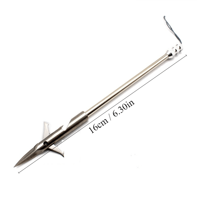 6pcs 440C High Hardness Traditional Bowfishing Accessory For Fish Catching