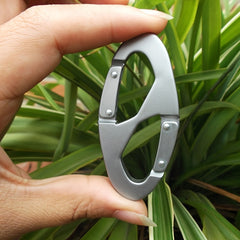 Metal Carabiner Clip Keychain Buckle for Outdoor Camping Hiking