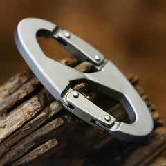 Metal Carabiner Clip Keychain Buckle for Outdoor Camping Hiking