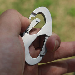 Metal Carabiner Clip Keychain Buckle for Outdoor Camping Hiking