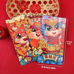6pcs Red Envelopes Lucky Money Pockets for New Year Party