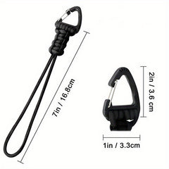2pcs Triangle Buckle Keychain for Outdoor Activities