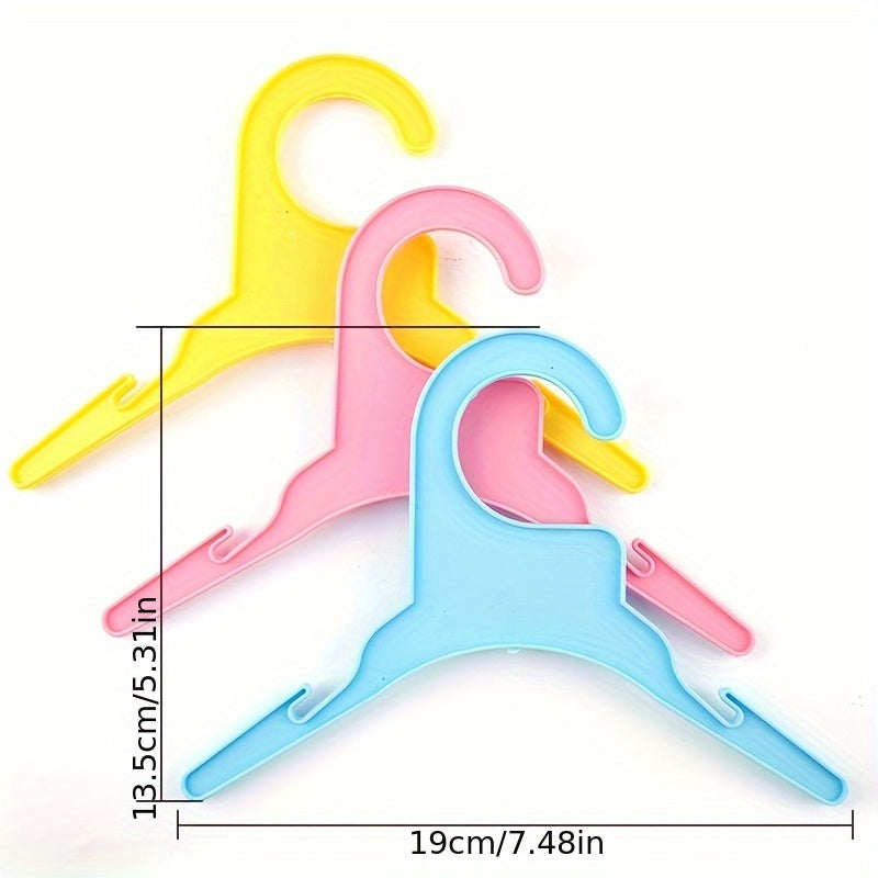 5pcs Mini Pet Clothes Hangers Small Dog Cat Kitten Closet Organization