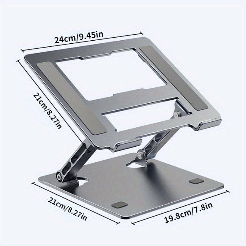 Adjustable Laptop Stand Up To 43 18 Cm Portable Fold Holder Cooling Bracket