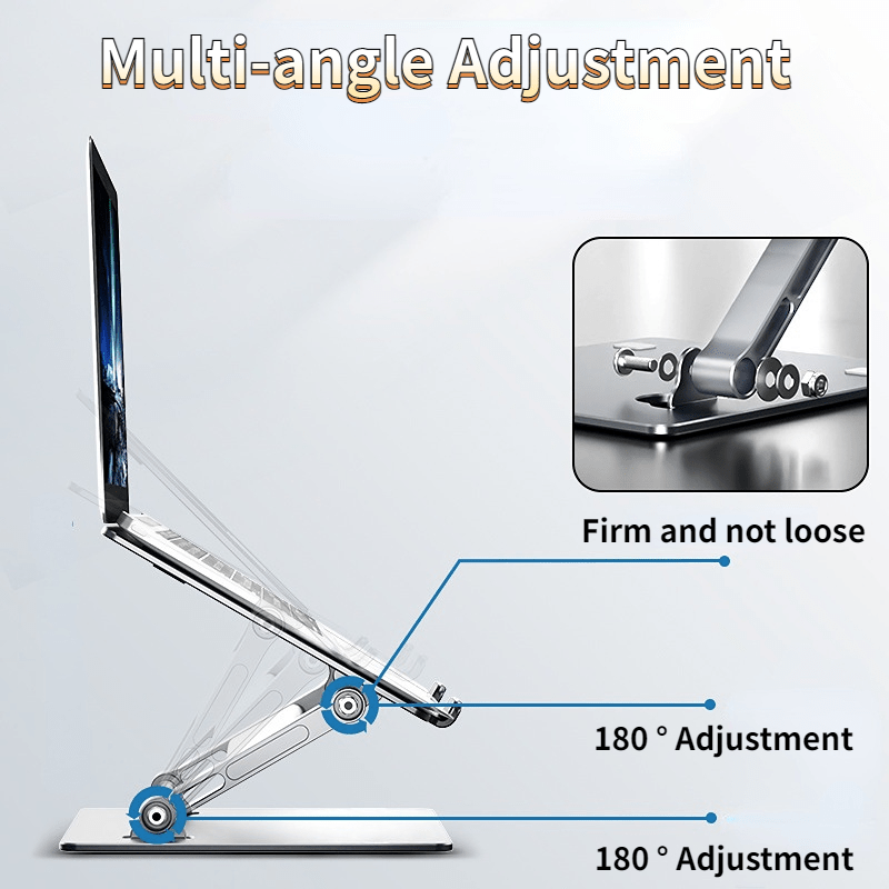 Adjustable Laptop Stand Up To 43 18 Cm Portable Fold Holder Cooling Bracket