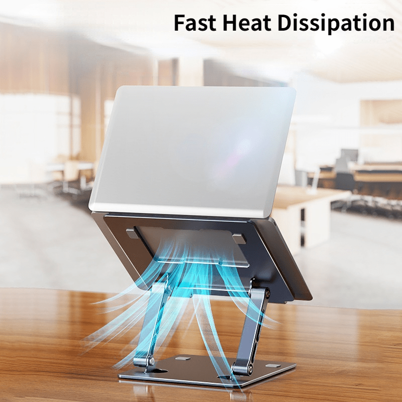 Adjustable Laptop Stand Up To 43 18 Cm Portable Fold Holder Cooling Bracket