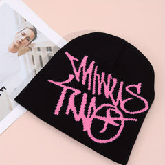 Hip Hop Knitted Hat Breathable Warm Ski Beanie