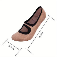 3 Pairs Women's Strap Anti slip Yoga Socks