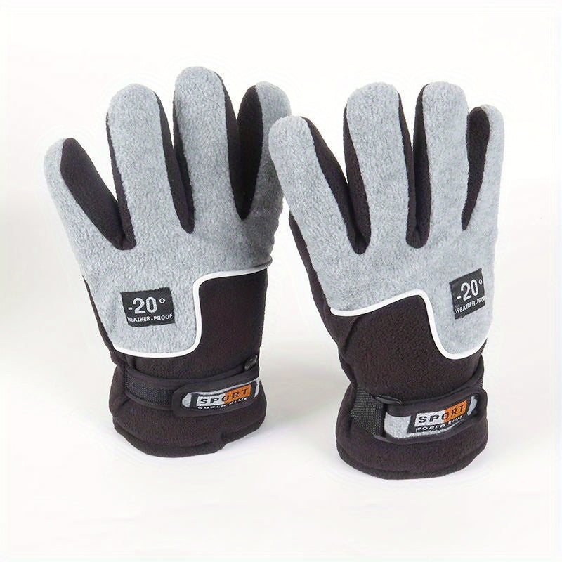 Winter Skiing Gloves Warm Windproof Outdoor Riding Gloves
