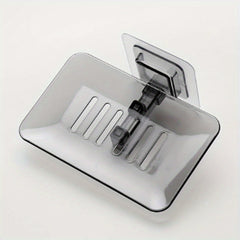 2pcs Soap Holder Wall Mounted Double Layer Soap Sponge Dish Bathroom Accessories