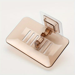 2pcs Soap Holder Wall Mounted Double Layer Soap Sponge Dish Bathroom Accessories