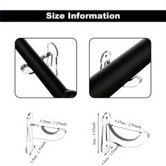 Acrylic Baseball Bat Wall Mounted Holder Stand Horizontal Display Rack Hanger