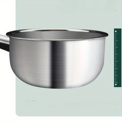 Thickened Stainless Steel Pot w/ Long Handle for Cooking
