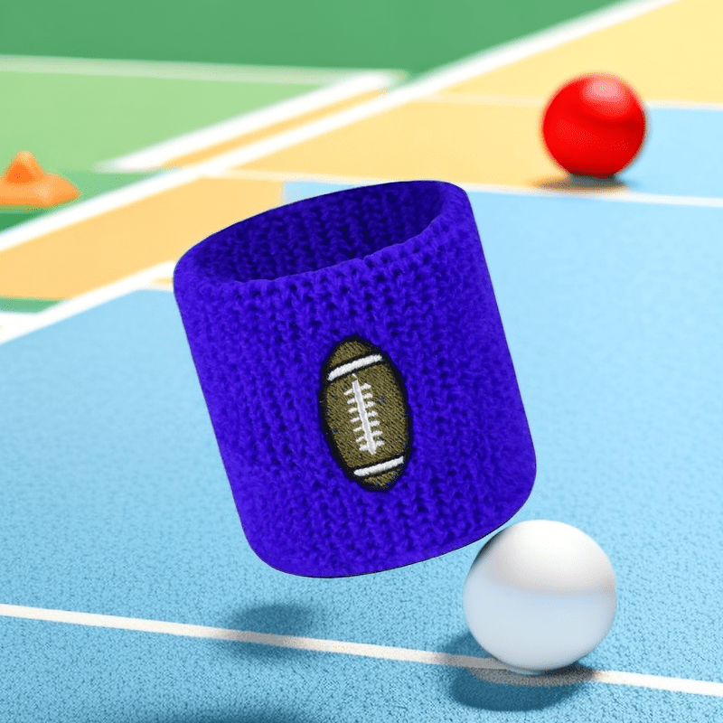 Embroidered Sports Wrist Guard Sweat Absorbent Wristbands