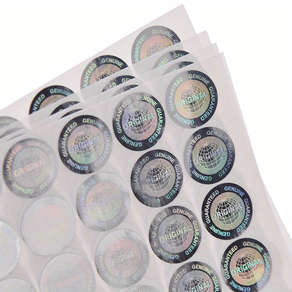 196pcs Holographic Anti-counterfeit Stickers