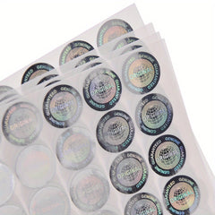 196pcs Holographic Anti-counterfeit Stickers