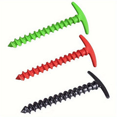 10pcs Outdoor Ground Stakes Spiral Nails for Canopy Tent Camping