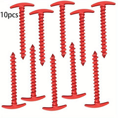 10pcs Outdoor Ground Stakes Spiral Nails for Canopy Tent Camping