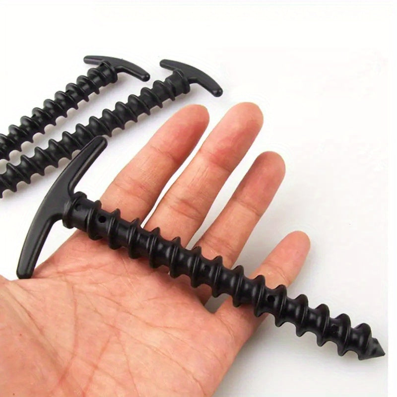 10pcs Outdoor Ground Stakes Spiral Nails for Canopy Tent Camping