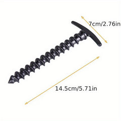 10pcs Outdoor Ground Stakes Spiral Nails for Canopy Tent Camping