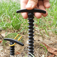 10pcs Outdoor Ground Stakes Spiral Nails for Canopy Tent Camping
