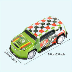 10Pcs Car Toys Pull Back Car Rally Racing Mini Toy Car Prizes