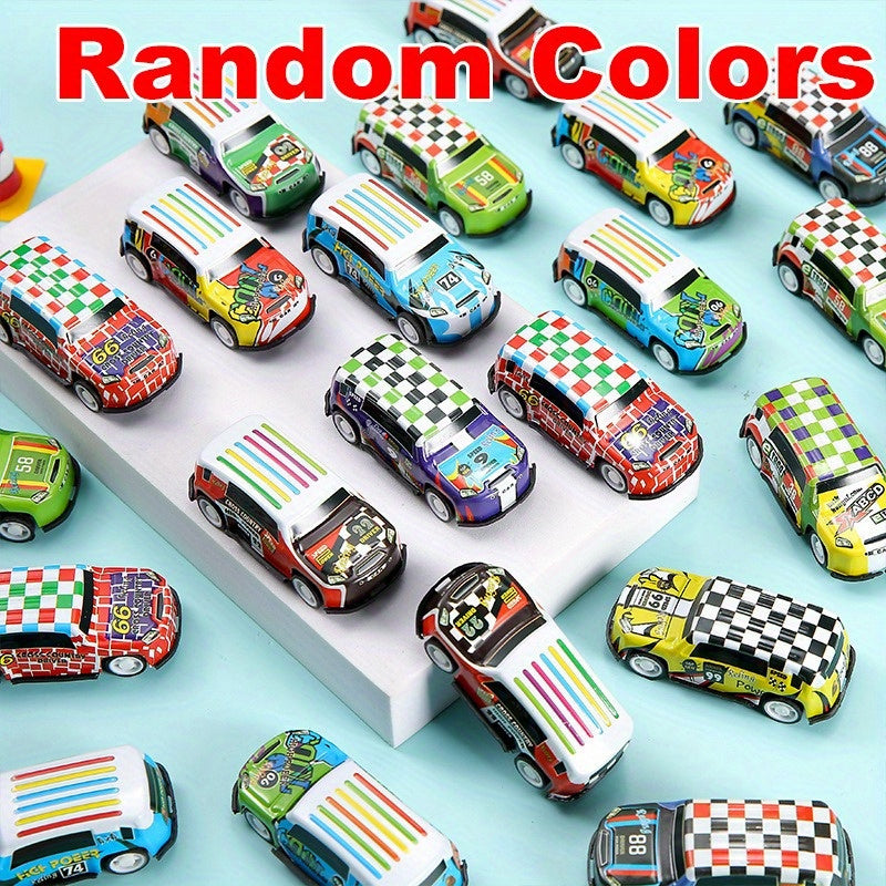 10Pcs Car Toys Pull Back Car Rally Racing Mini Toy Car Prizes