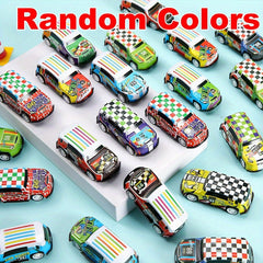 10Pcs Car Toys Pull Back Car Rally Racing Mini Toy Car Prizes