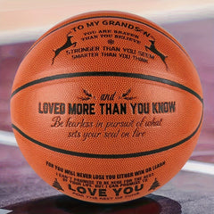 Grandson Love Basketball Size 7 with Pump