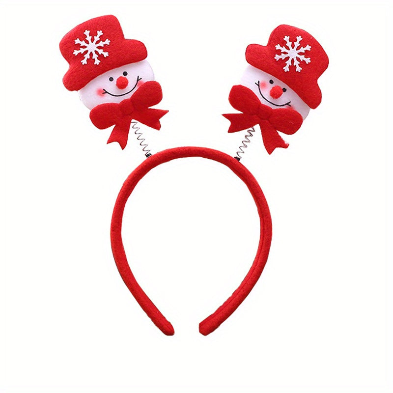 Christmas Headband Hair Clip Reindeer Santa Claus Headwear