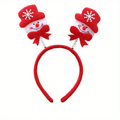 Christmas Headband Hair Clip Reindeer Santa Claus Headwear